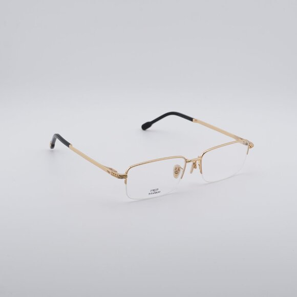 Fred FG50024U 030 Eyeglasses Gold 55mm Rectangle Frame - Picture 1 of 10